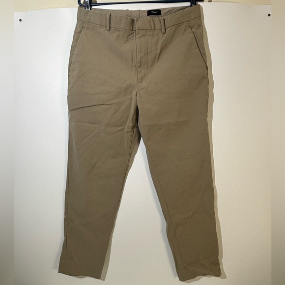 Theory Mayer Pants Mens Size 33 Khaki Tan - Picture 1 of 6